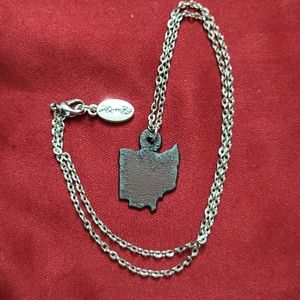 Ohio state necklace